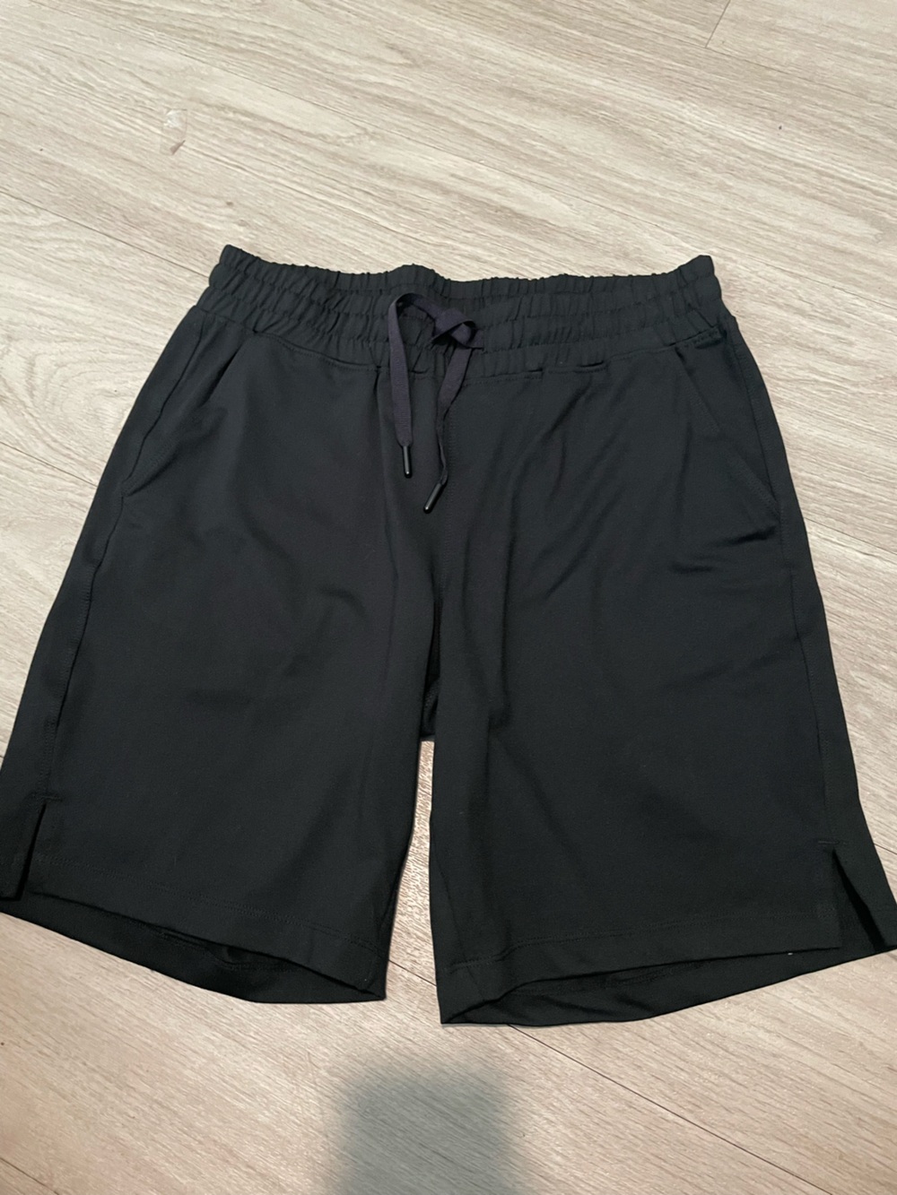 Mondetta Black Athletic Drawstring Shorts